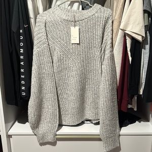 Light grey cozy sweater